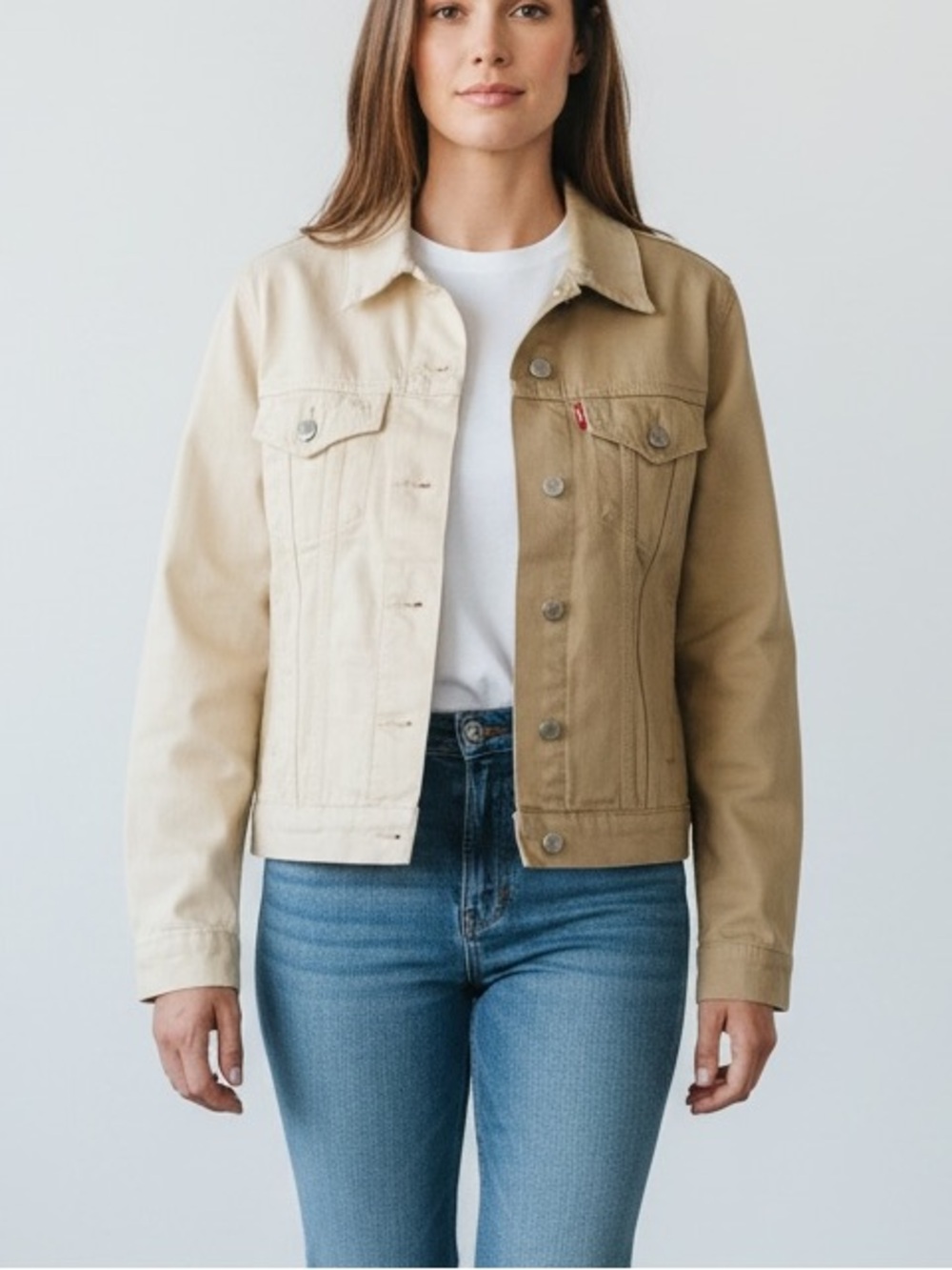 New Levi’s The Original Trucker Coloblock Denim Jacket